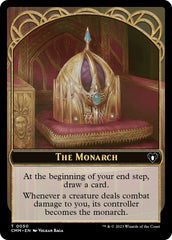 The Monarch // Construct (0041) Double-Sided Token [Commander Masters Tokens] | Silver Goblin