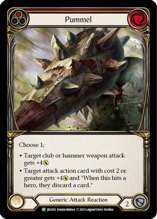 Pummel (Red) (JDG012) Cold Foil - FaB Promos