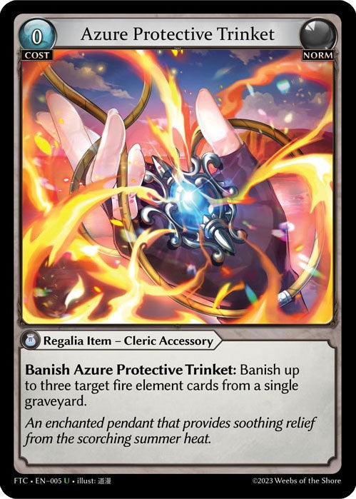 Azure Protective Trinket (005) [Fractured Crown] Foil
