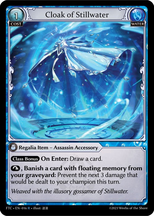 Cloak of Stillwater (016) [Fractured Crown] Foil