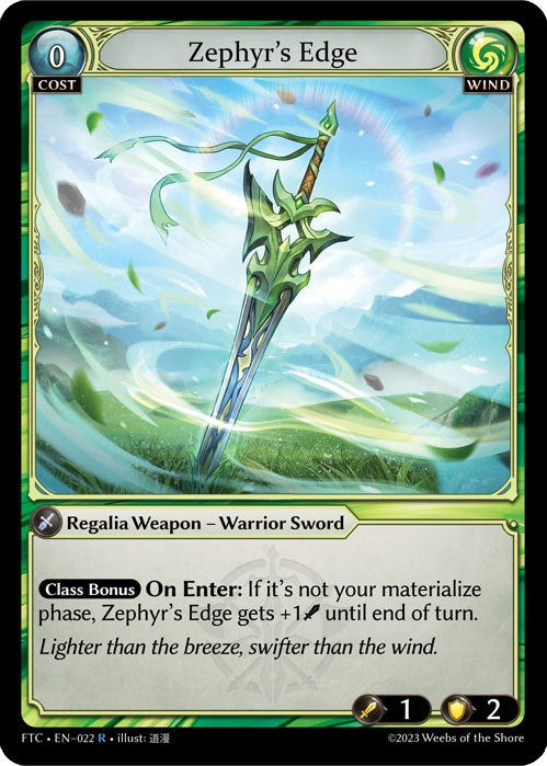 Zephyr's Edge (022) [Fractured Crown] Foil