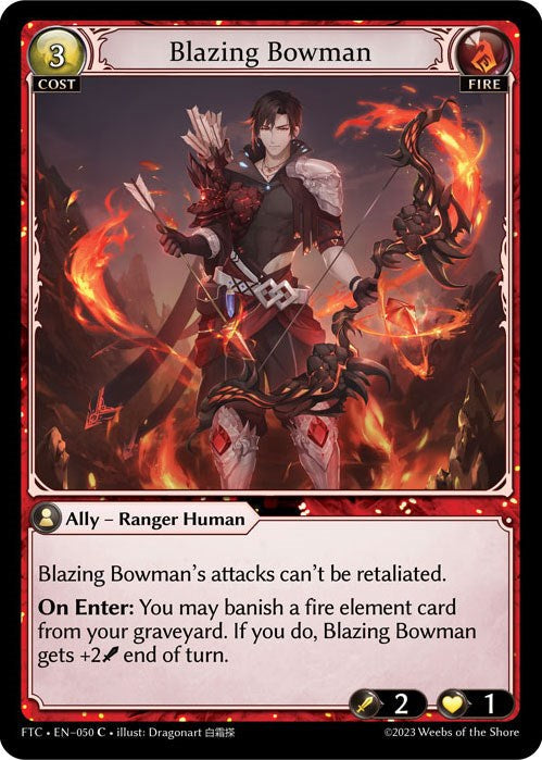 Blazing Bowman (050) [Fractured Crown] Foil