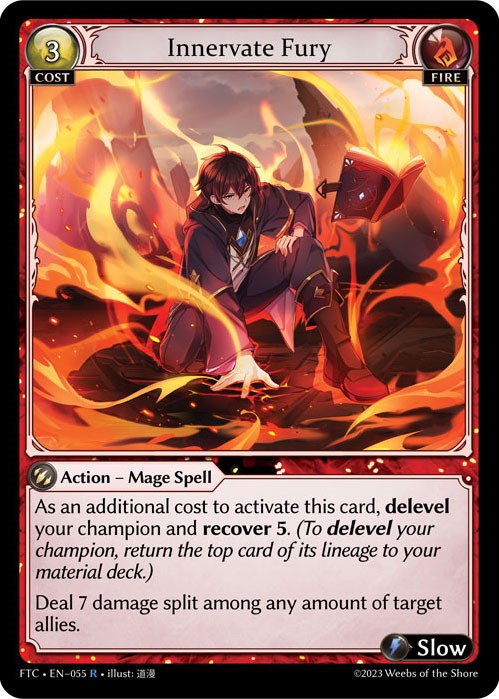 Innervate Fury (055) [Fractured Crown] Foil