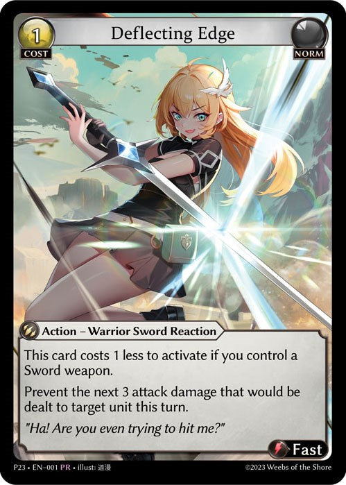 Deflecting Edge (080) [Promotional Cards] Foil