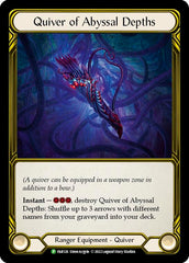 Quiver of Abyssal Depths (Golden) [FAB126] (Promo)  Cold Foil | Silver Goblin