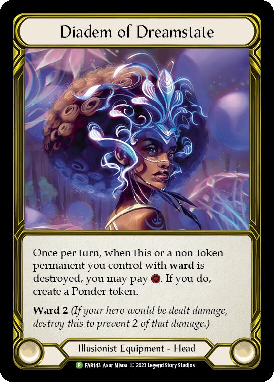 Diadem of Dreamstate (Golden) [FAB143] (Promo)  Cold Foil | Silver Goblin