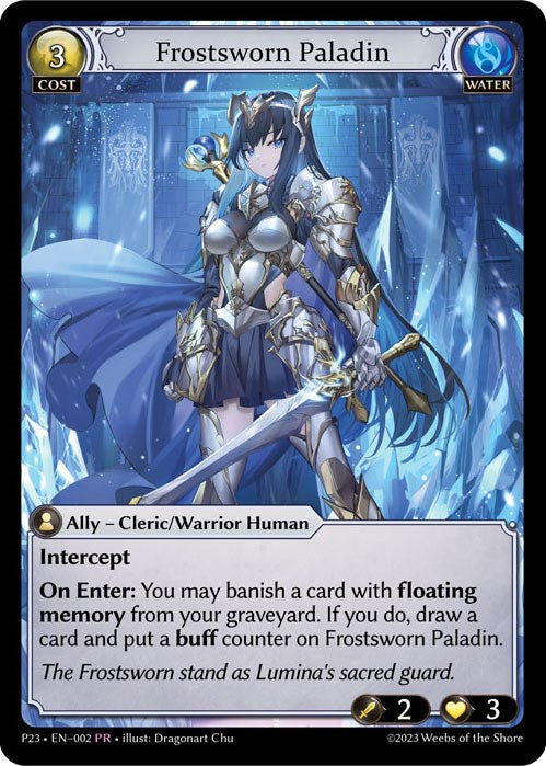 Frostsworn Paladin (002) [Promotional Cards] Foil