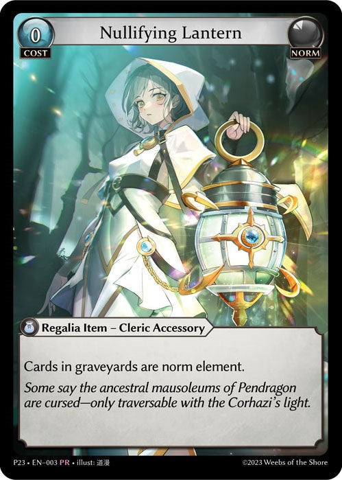 Nullifying Lantern (003) [Promotional Cards] Foil