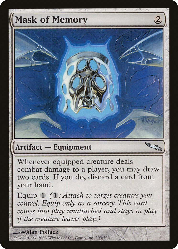 Mask of Memory [Mirrodin] | Silver Goblin