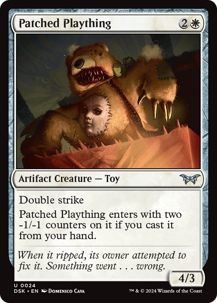 Patched Plaything [Duskmourn: House of Horror] Foil