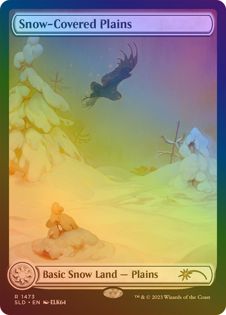 Snow-Covered Plains (1473) (Rainbow Foil) [Secret Lair Drop Series] | Silver Goblin