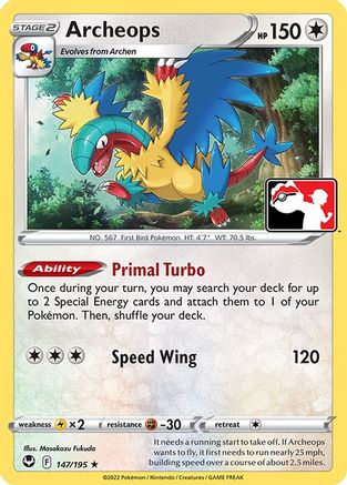 Archeops (147/195) [Prize Pack Series Three] | Silver Goblin