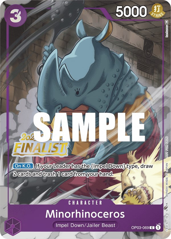 Minorhinoceros (Online Regional 2023) [Finalist] [One Piece Promotion Cards] | Silver Goblin
