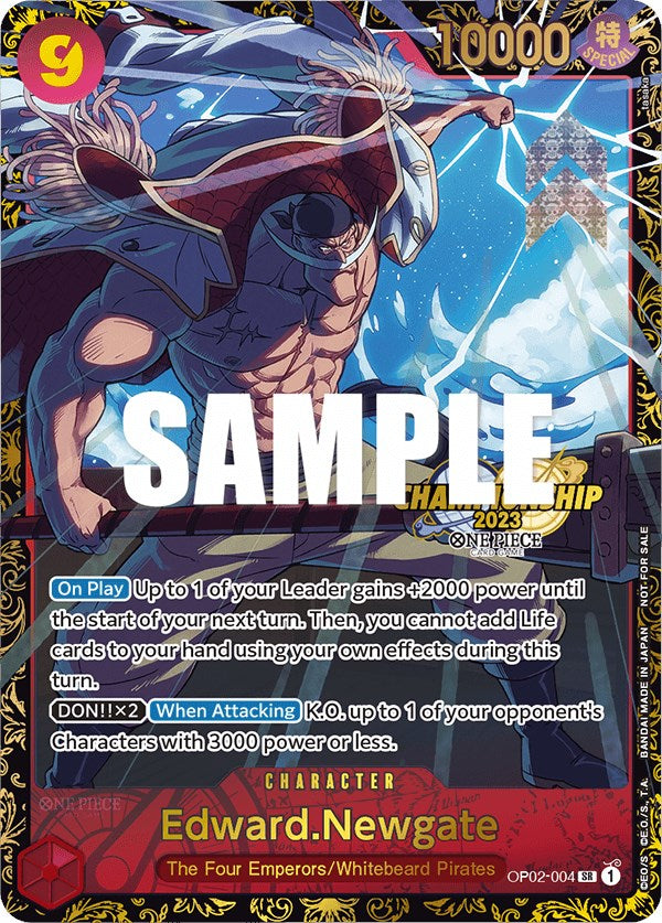 Edward.Newgate (Championship 2023) [One Piece Promotion Cards] | Silver Goblin