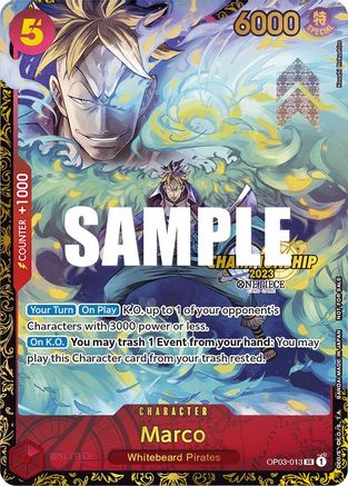 Marco (Championship 2023) Foil (OP03-013) - One Piece Promotion Cards | Silver Goblin