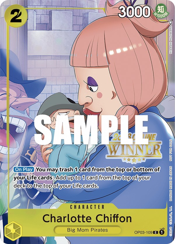 Charlotte Chiffon (Online Regional 2023) [Winner] [One Piece Promotion Cards] | Silver Goblin