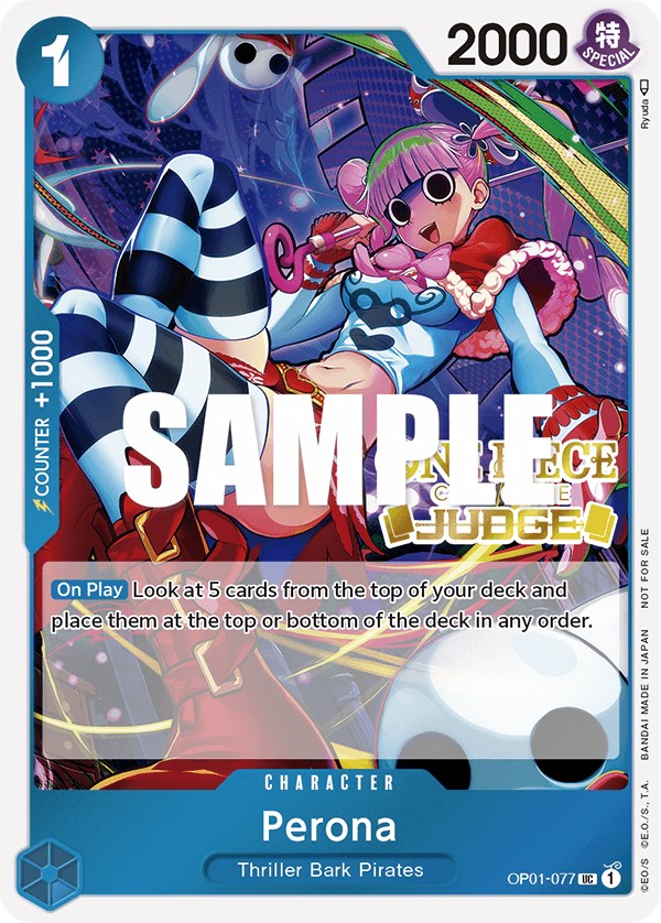 Perona (Judge Pack Vol. 2) [One Piece Promotion Cards] | Silver Goblin