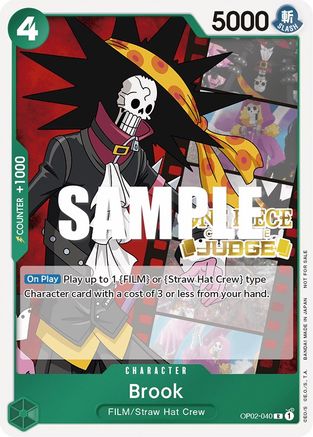 Brook (Judge Pack Vol. 2) (OP02-040) Foil