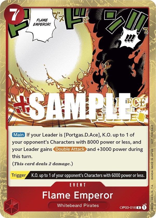 Flame Emperor (Judge Pack Vol. 2) [One Piece Promotion Cards] | Silver Goblin