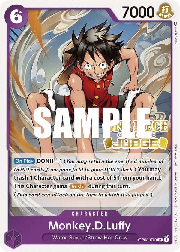Monkey.D.Luffy (Judge Pack Vol. 2) [One Piece Promotion Cards] | Silver Goblin