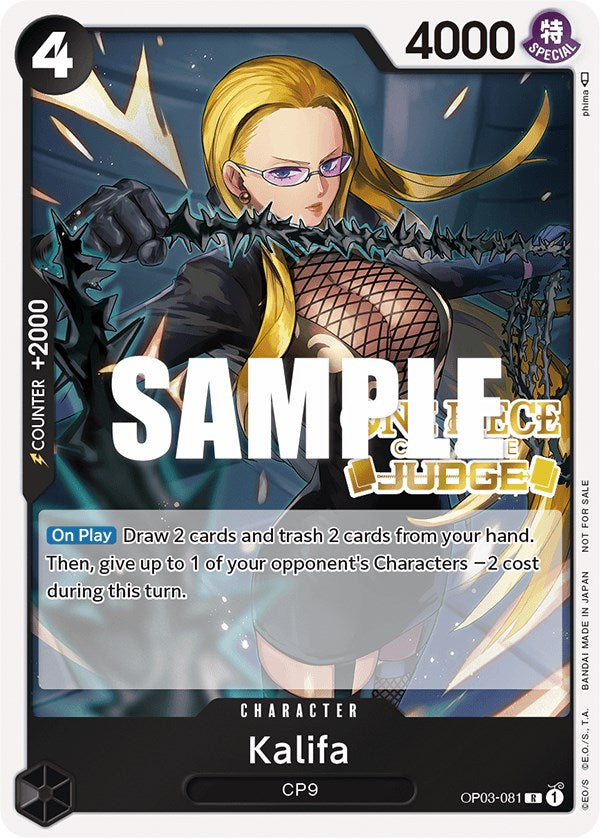 Kalifa (Judge Pack Vol. 2) [One Piece Promotion Cards] | Silver Goblin