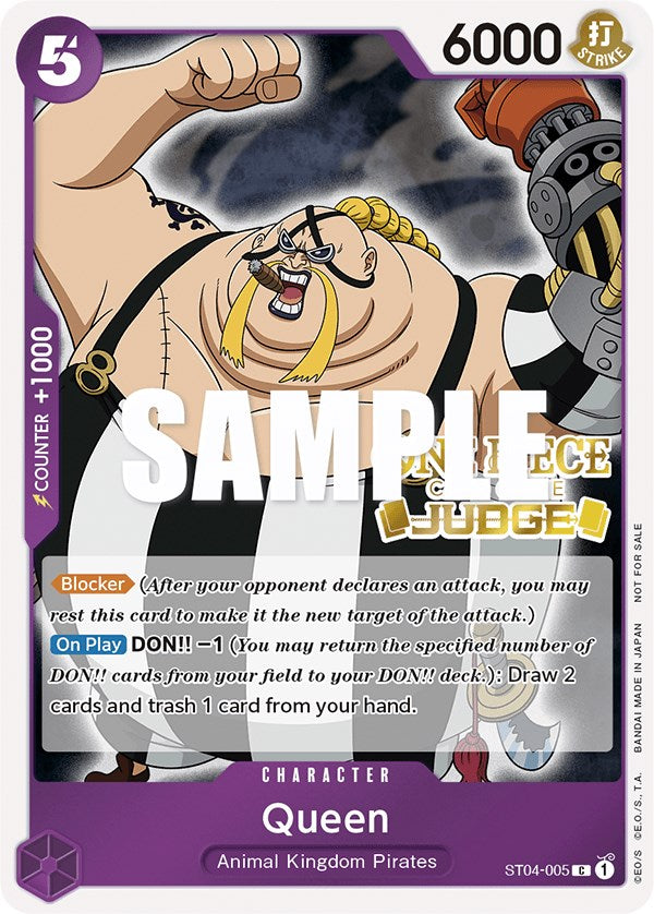 Queen (Judge Pack Vol. 2) [One Piece Promotion Cards] | Silver Goblin