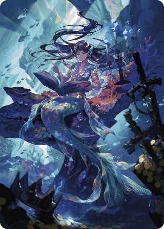 Rhystic Study Art Card [Wilds of Eldraine Art Series] | Silver Goblin