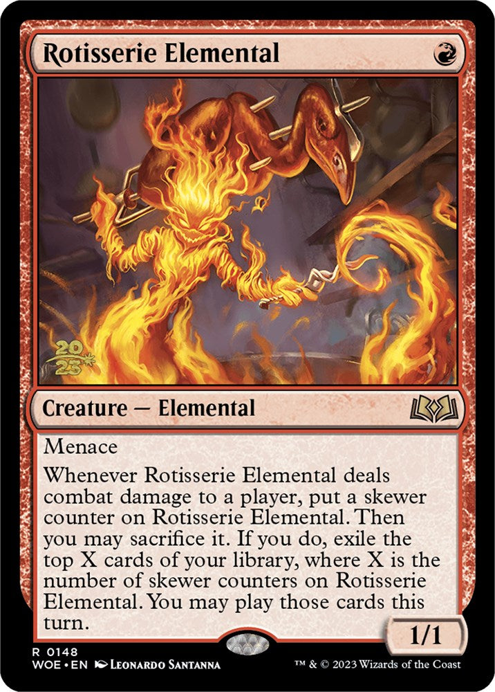 Rotisserie Elemental [Wilds of Eldraine Prerelease Promos] | Silver Goblin