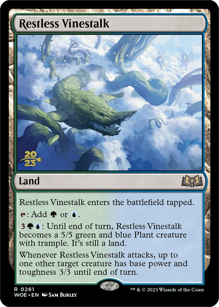 Restless Vinestalk [Wilds of Eldraine Prerelease Promos] | Silver Goblin