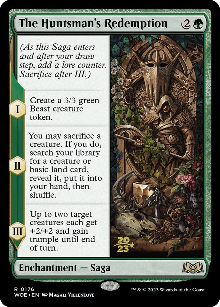 The Huntsman's Redemption [Wilds of Eldraine Prerelease Promos] | Silver Goblin