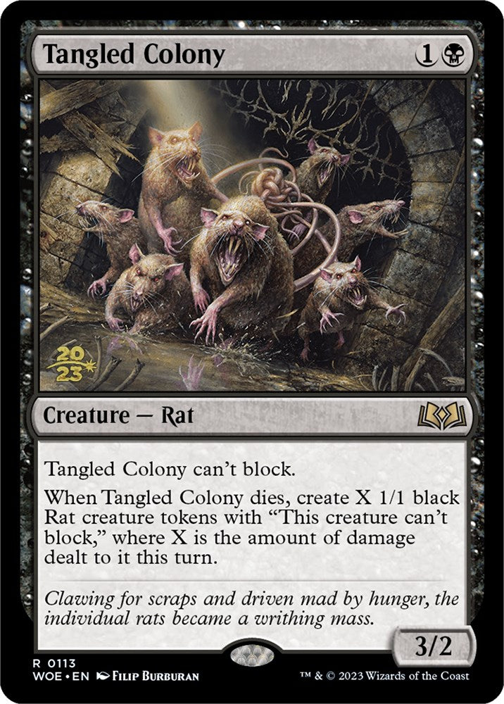 Tangled Colony [Wilds of Eldraine Prerelease Promos] | Silver Goblin