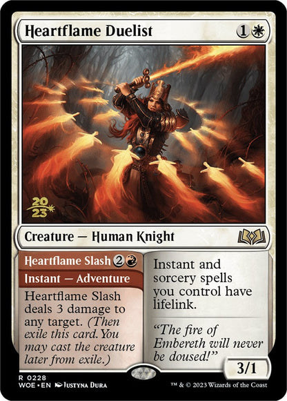 Heartflame Duelist // Heatflame Duelist (Promo Pack) [Wilds of Eldraine Promos] Foil
