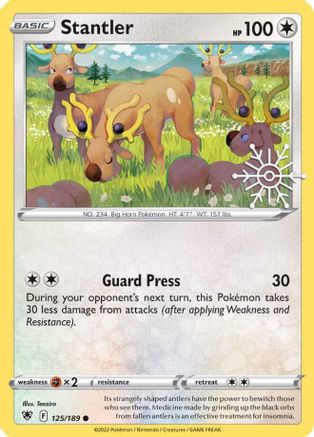Stantler - 125/189 (Holiday Calendar) (125) Holofoil - Miscellaneous Cards & Products