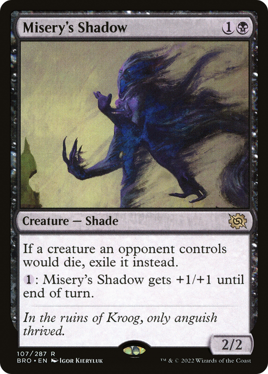 Misery's Shadow [The Brothers' War] Foil
