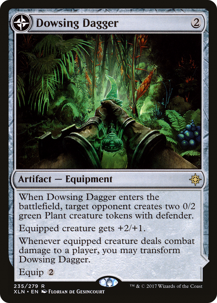 Dowsing Dagger // Lost Vale [Ixalan] Foil