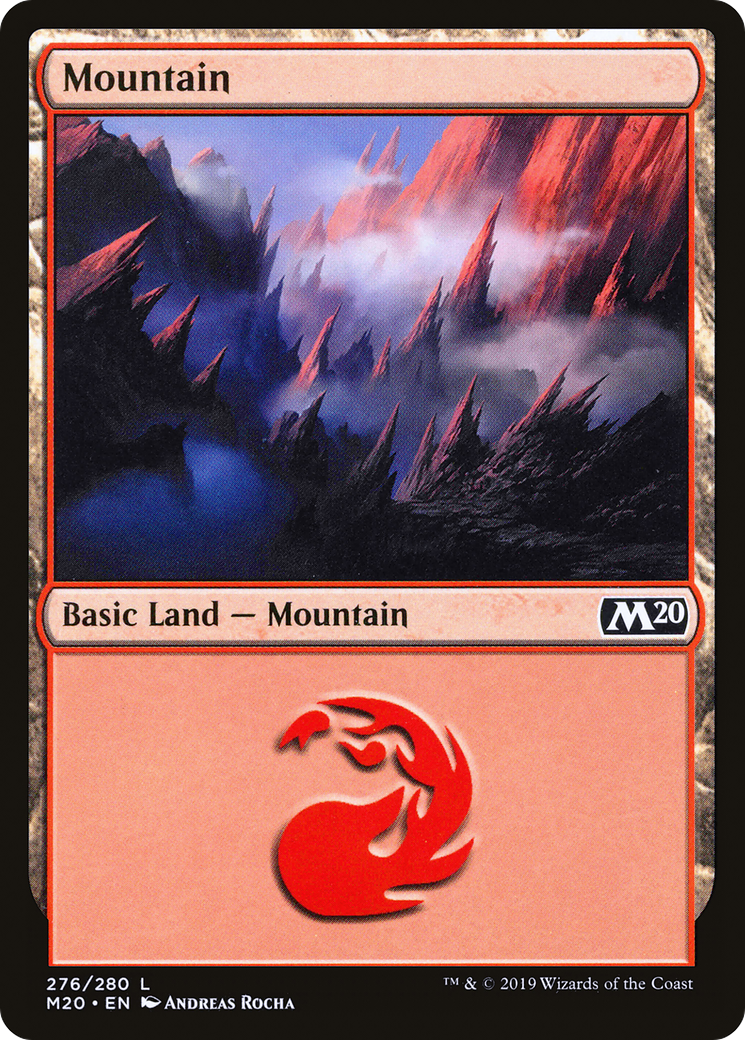 Mountain (276) [Core Set 2020] Foil