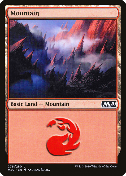 Mountain (276) [Core Set 2020] Foil