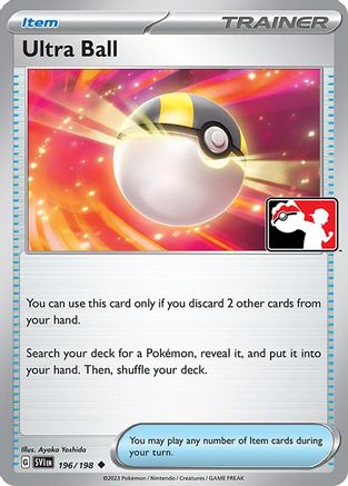 Ultra Ball (196/198) [Prize Pack Series Three] | Silver Goblin