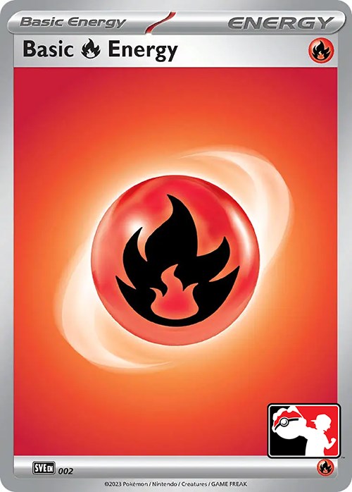 Basic Fire Energy (002) [Prize Pack Series Three] | Silver Goblin
