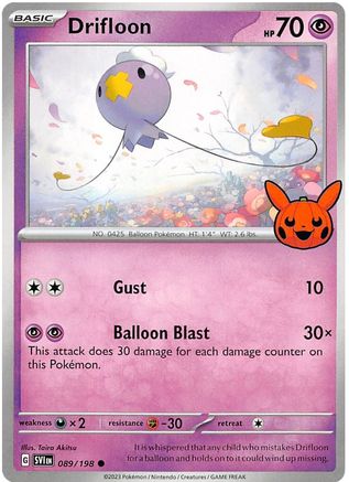 Drifloon (089/198) [Trick or Trade 2023] | Silver Goblin