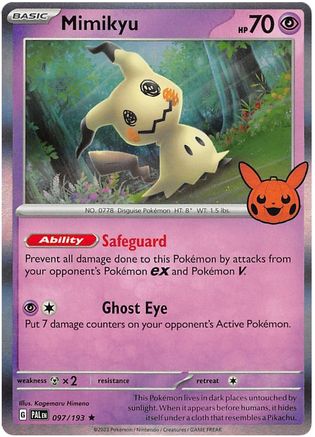 Mimikyu (97) Holofoil - Trick or Trade BOOster Bundle 2023
