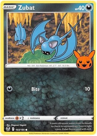 Zubat (103) - Trick or Trade BOOster Bundle 2023