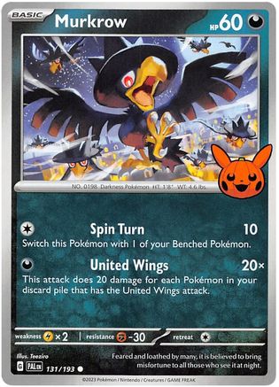Murkrow (131) - Trick or Trade BOOster Bundle 2023