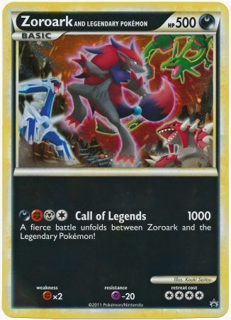 Zoroark and Legendary Pokemon (Jumbo Card) [Miscellaneous Cards] | Silver Goblin