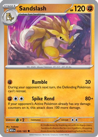 Sandslash (28) Reverse Holofoil - 151