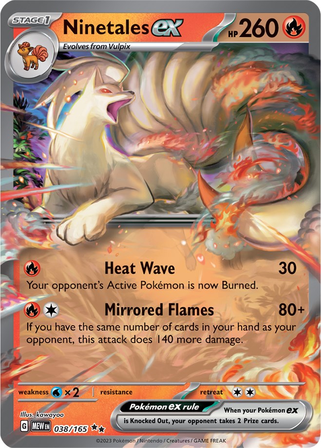 Ninetales ex (038/165) [Scarlet & Violet 151] | Silver Goblin