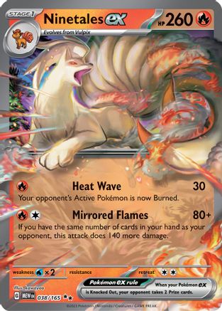 Ninetales ex - 038/165 (38) Holofoil - SV Scarlet & Violet 151