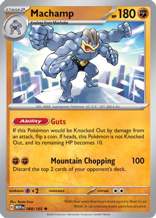 Machamp (68) Reverse Holofoil - 151