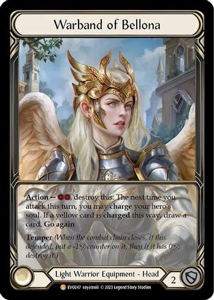 Warband of Bellona (Extended Art) (EVO247) Cold Foil - Bright Lights