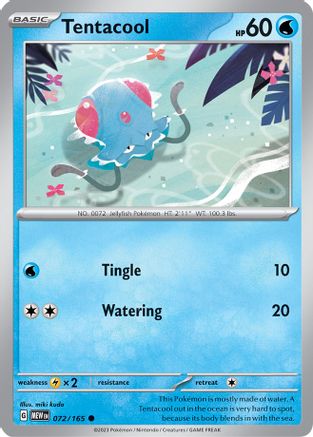 Tentacool (072/165) [Scarlet & Violet 151]